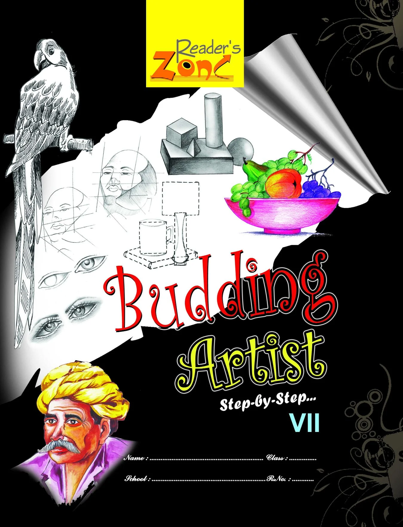 RZ BUDDING ARTIST...STEP BY STEP-VII