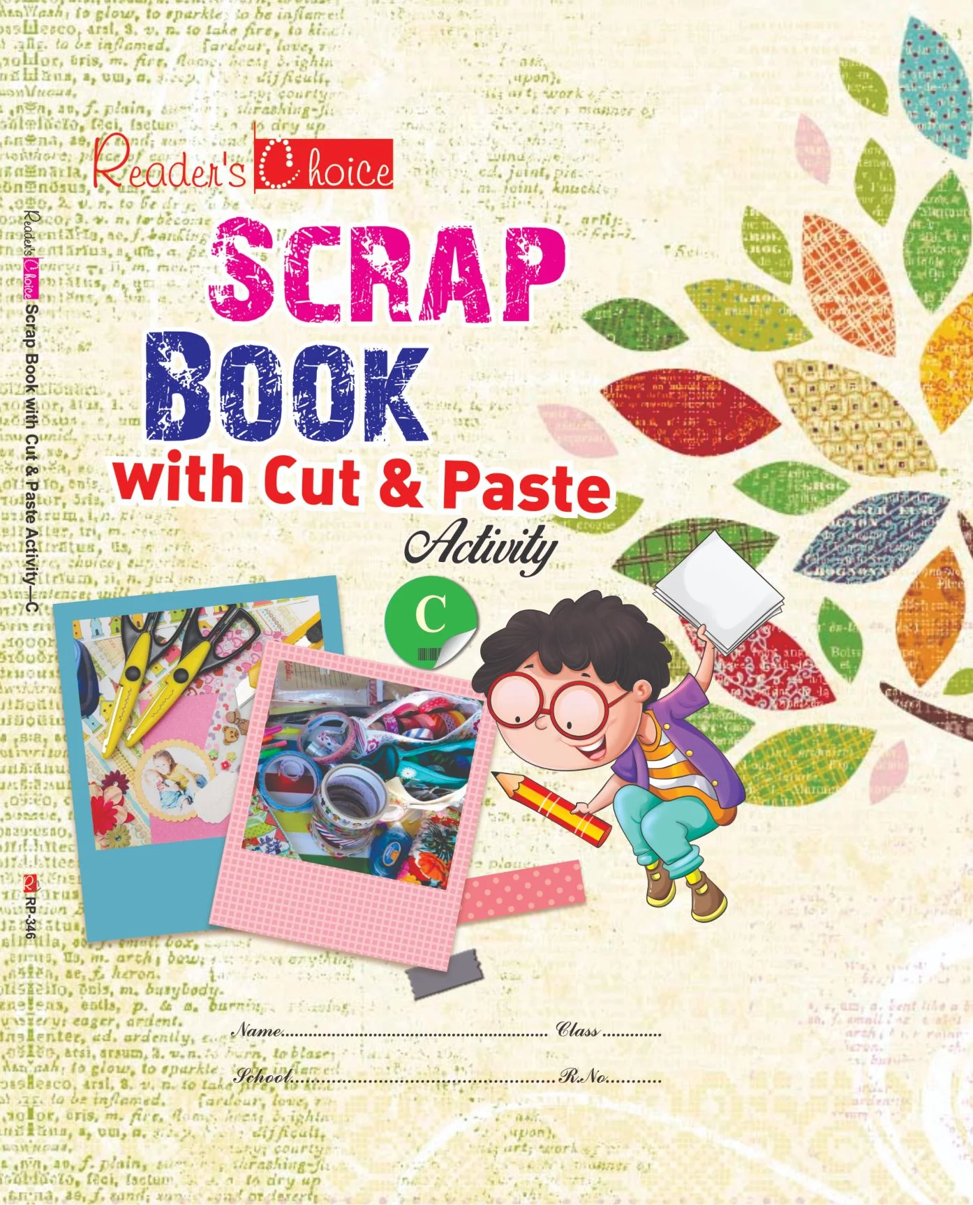 Readers Choice SCRAP BOOK WITH CUT & PASTE-C