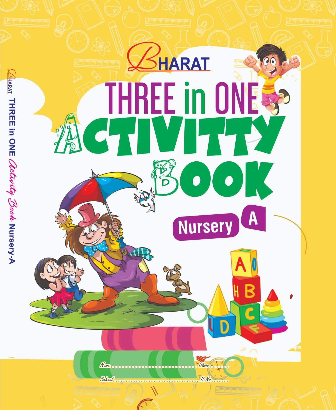 THREE IN ONE ACTIVITY BOOK FOR  NURSERY-A